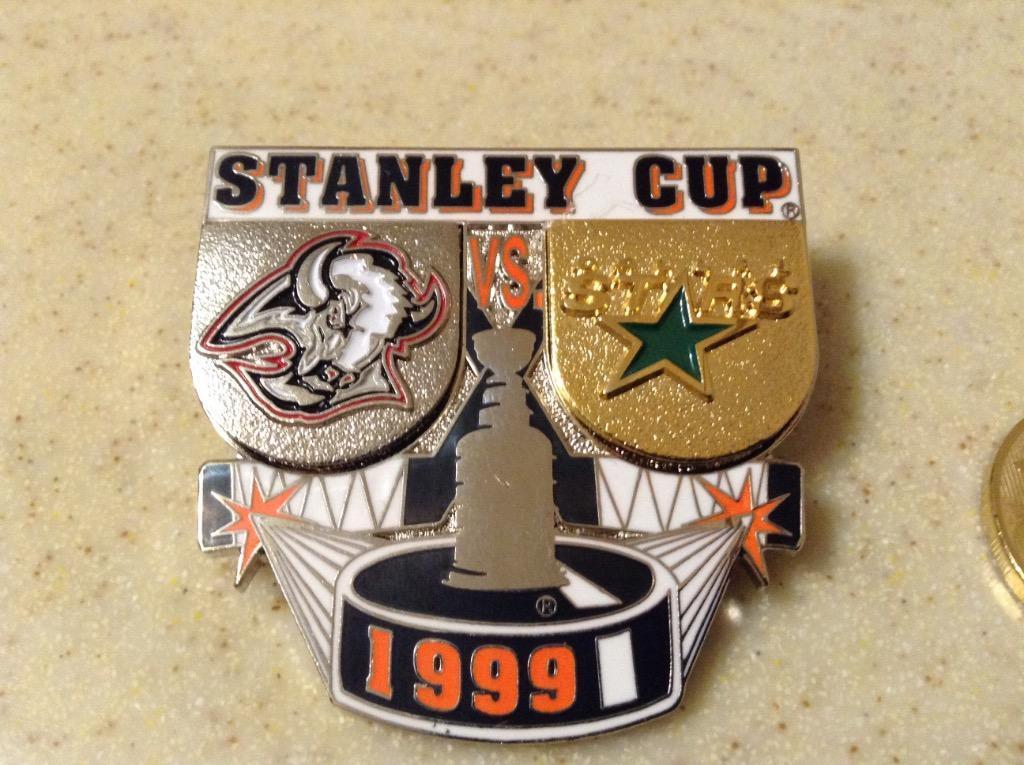 НХЛ - кубок Стэнли финал -1999 г.- Баффало Сейбрс - Даллас Старз ---оф. значок