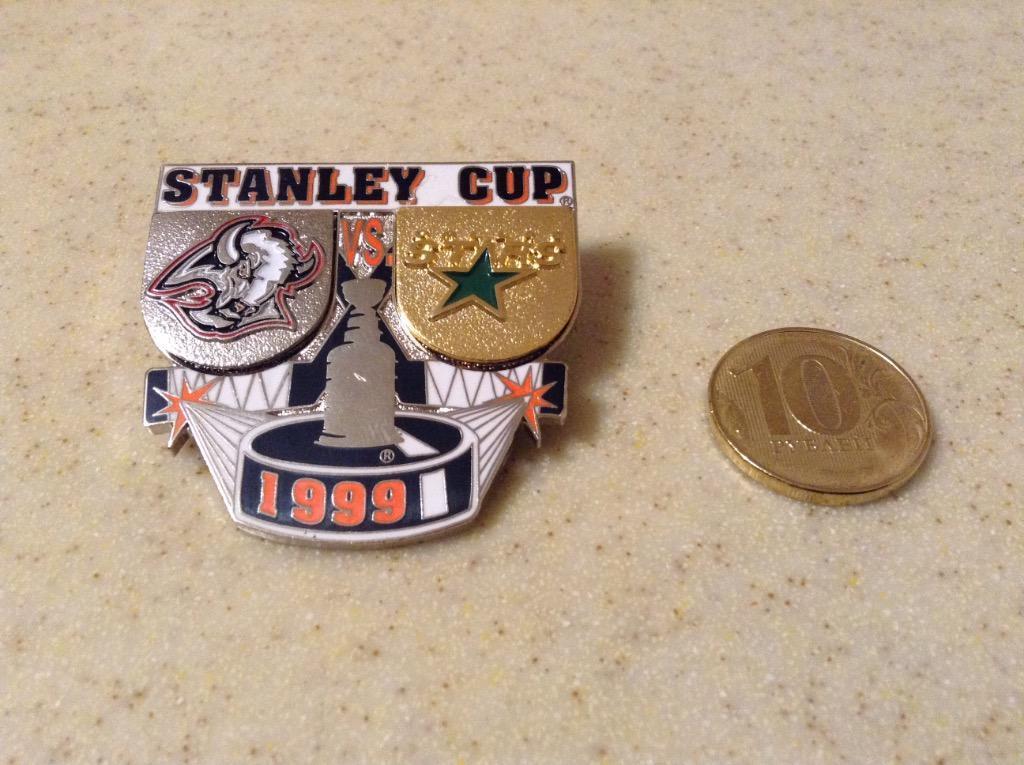 НХЛ - кубок Стэнли финал -1999 г.- Баффало Сейбрс - Даллас Старз ---оф. значок 2