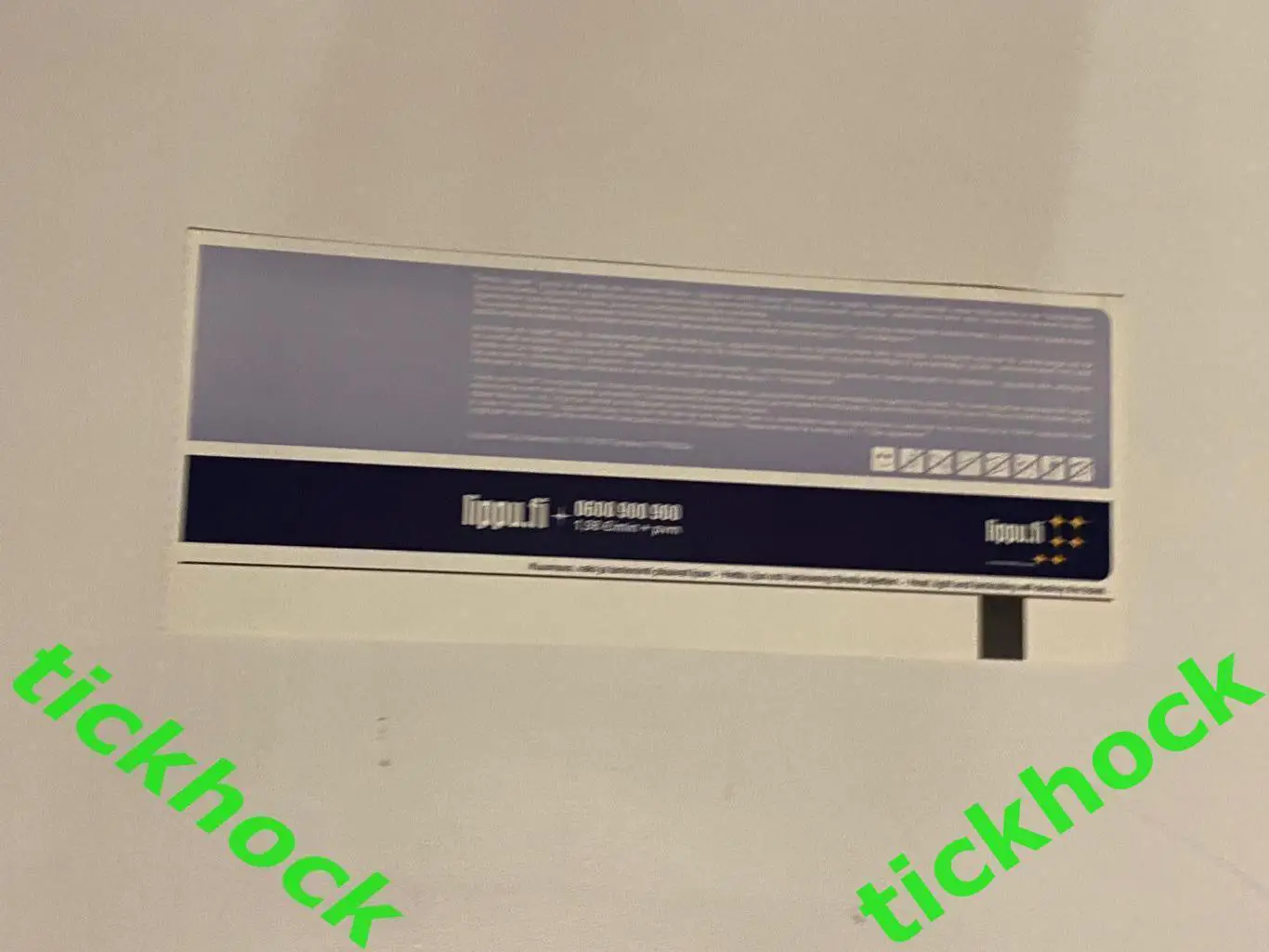 Билет КХЛ __Йокерит Хельсинки - Спартак Москва 18.02.2016 ___SY 2