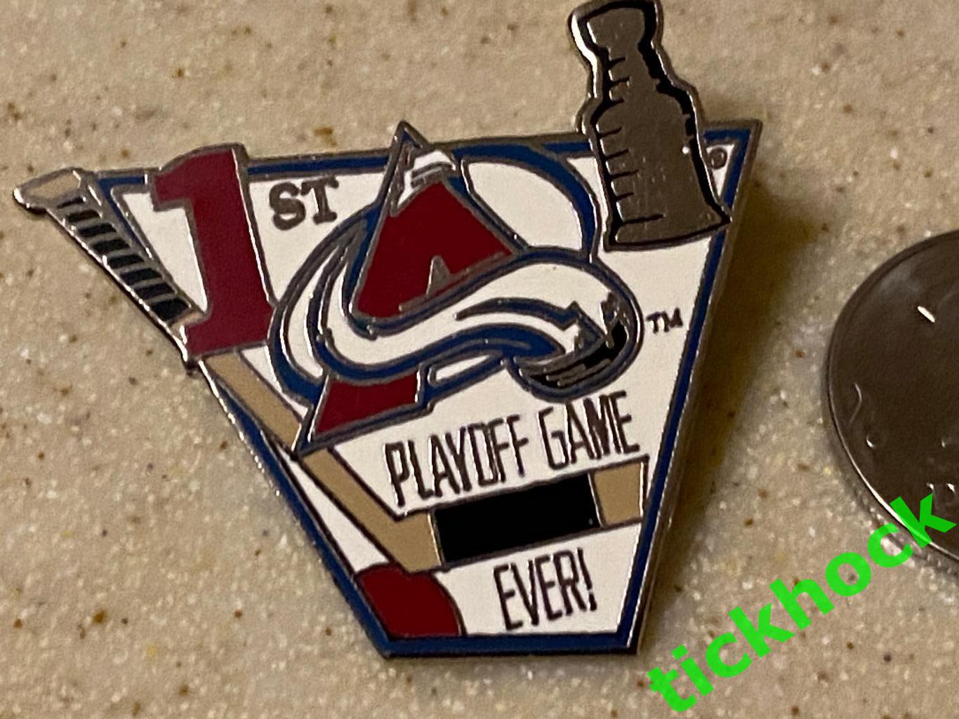 НХЛ 1-я игра в плэй-офф КОЛОРАДО ЭВЕЛАНШ 1996 __ NHL COLORADO AVALANCHE --