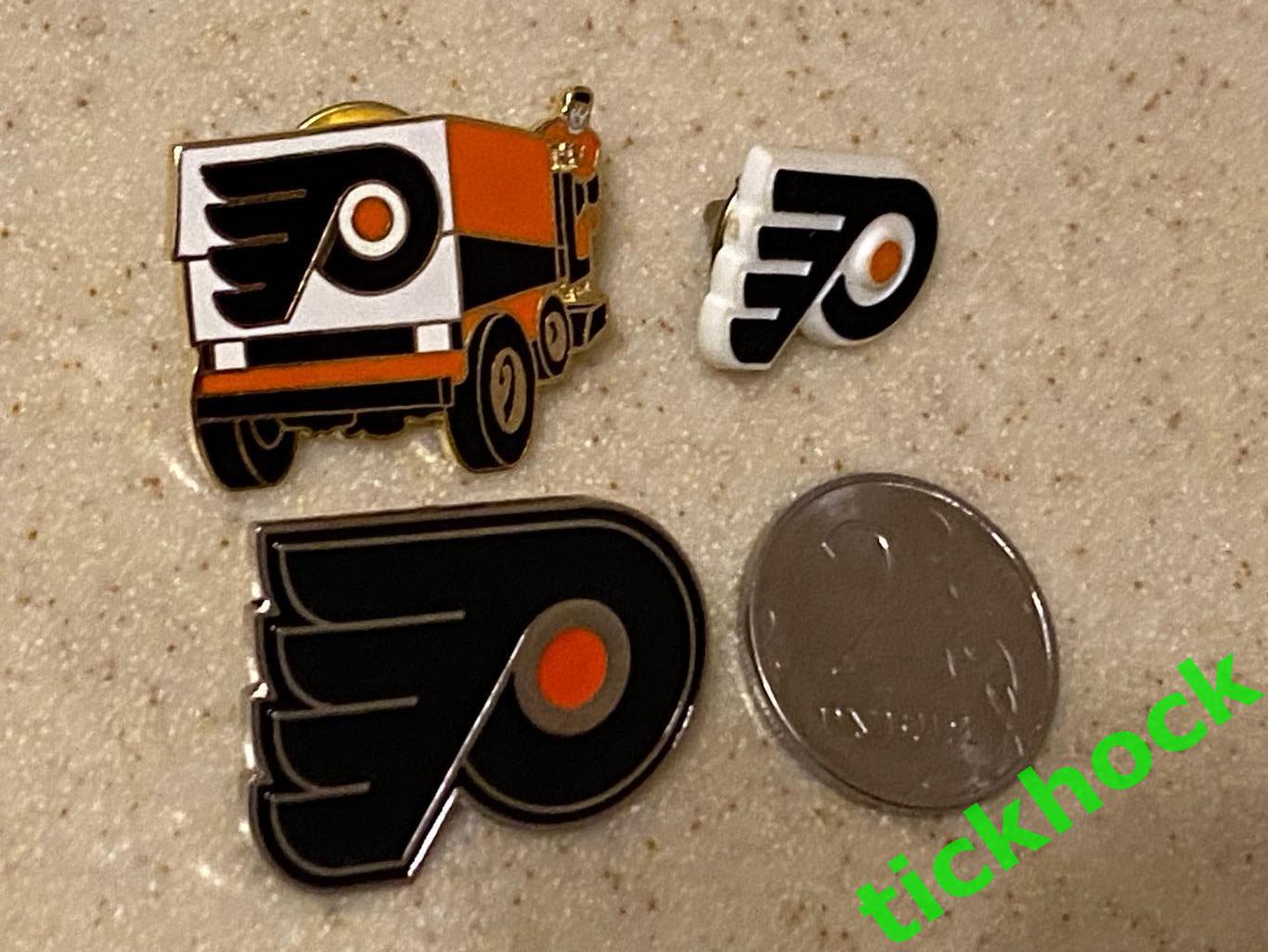 3 значка ЛОГО _ НХЛ Филадельфия Флайерс __ NHL Philadelphia Flyers -- 1