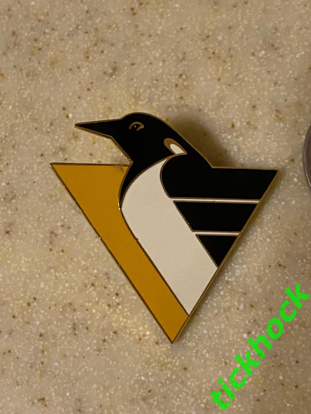 2 значка ЛОГО _ НХЛ Питтсбург Пингвинз __ NHL Pittsburgh Penguins -- 2