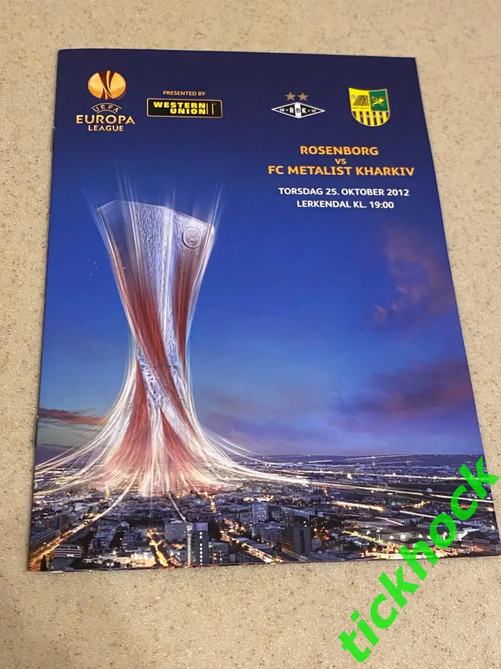 Русенборг Тронхейм Норвегия -- Металлист Харьков Украина 25.10.2012 _ SY --