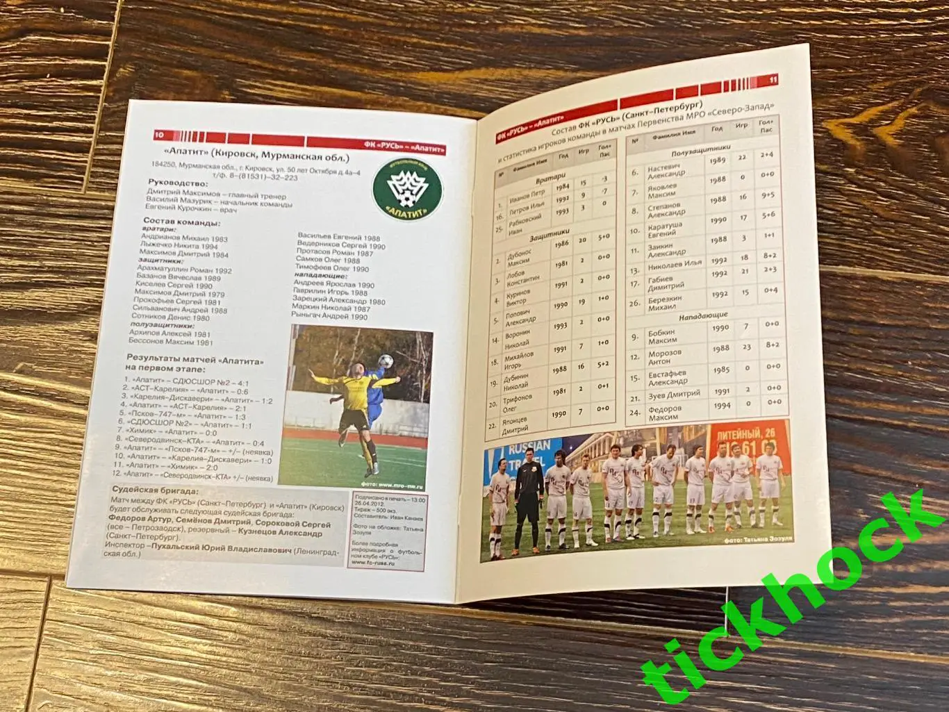 ФК Русь Санкт-Петербург - Апатит Кировск 28.04.2013 МРО Северо-Запад (3 дивиз-н) 2