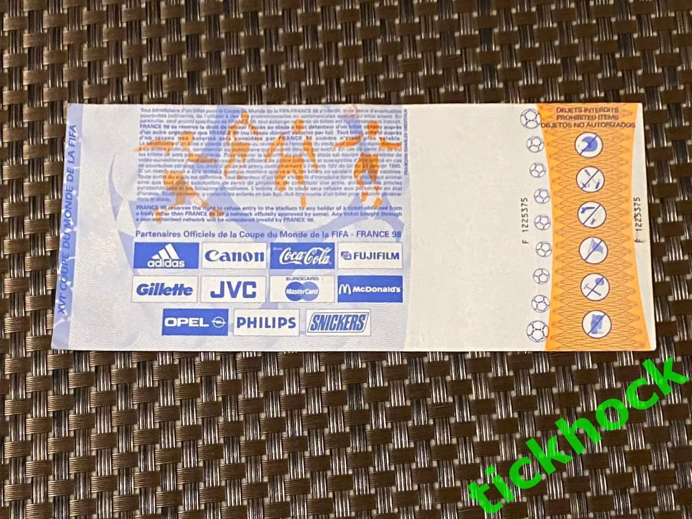 ЧМ - 24.06.1998 Бордо. чемпионат мира _ ЮАР - Саудовская Аравия -с контролем SY 3