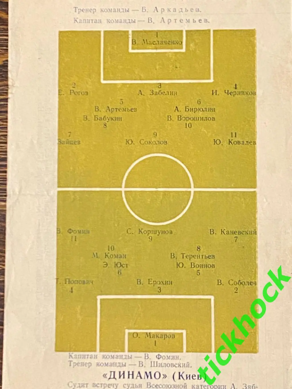 Локомотив Москва - Динамо Киев 22.08.1957. Кубок СССР 1/8 SY 1