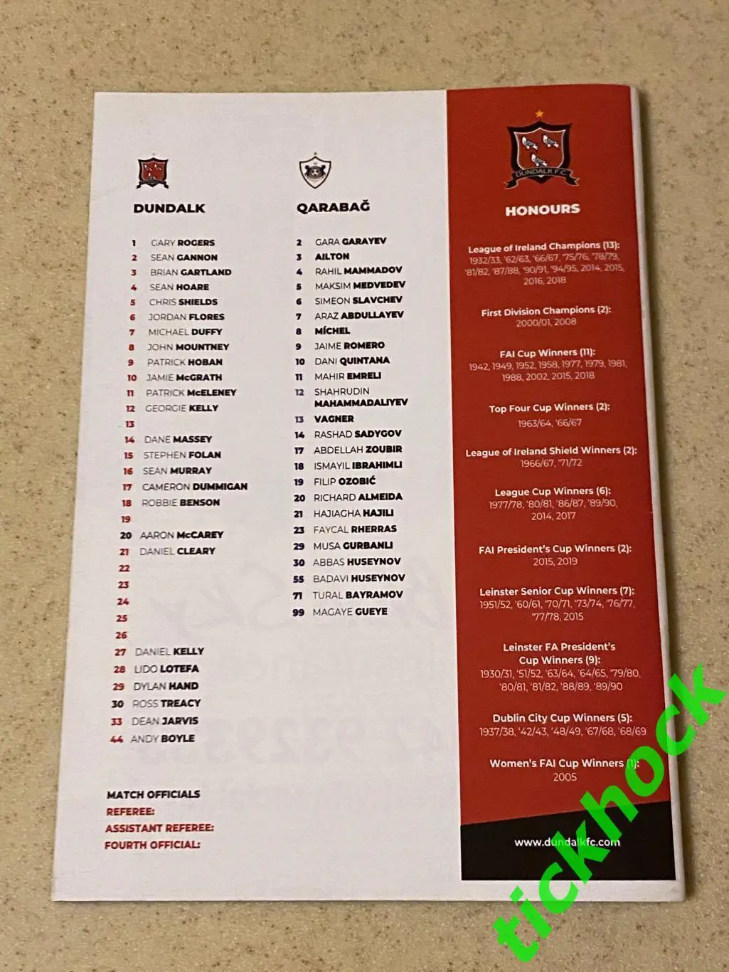 Дандолк Ирландия- Карабах Азербайджан 24.07.2019 Лига Чемпионов --- SY 1