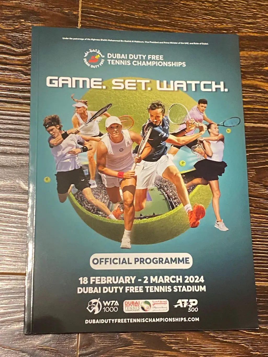 офиц. программа - ТЕННИС 2024 - Межд.Турнир Дубай Дьюти Фри