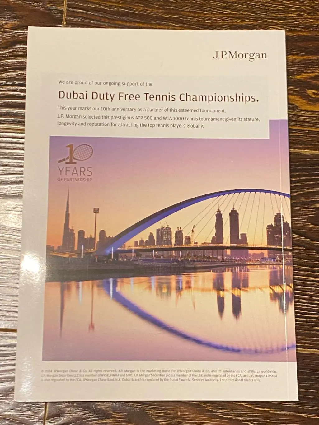 офиц. программа - ТЕННИС 2024 - Межд.Турнир Дубай Дьюти Фри 5