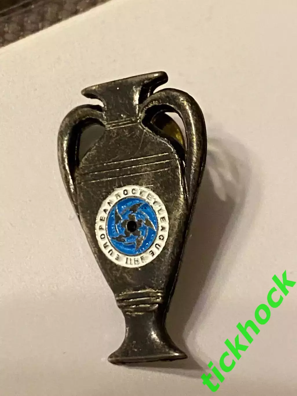 Евролига ( Европейская хоккейная лига ИИХФ) значок КУБОК