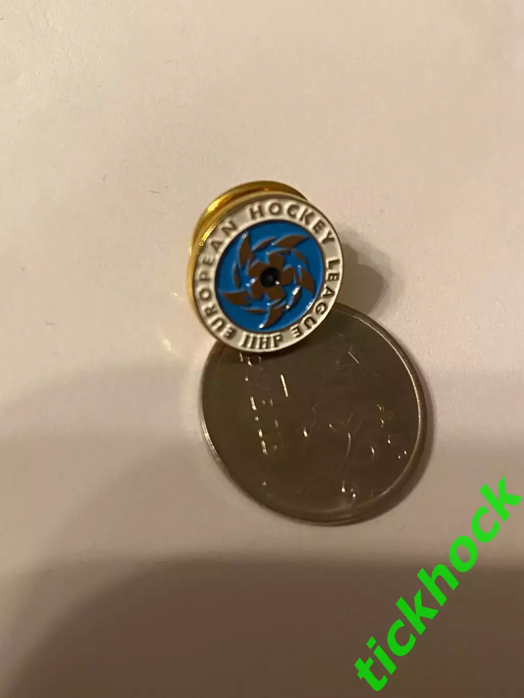 Евролига ( Европейская хоккейная лига ИИХФ). оф. значок 1