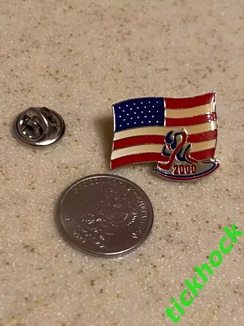 (сборная) США чемпионат мира по хоккею 2000 - -значок из набора 1