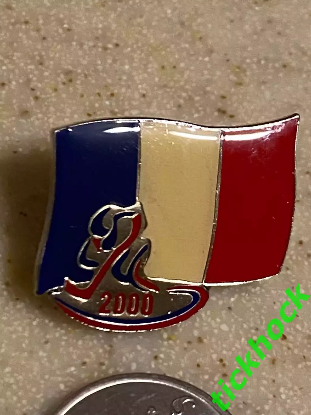 Франция - (сборная) -- чемпионат мира по хоккею 2000 - -значок из набора