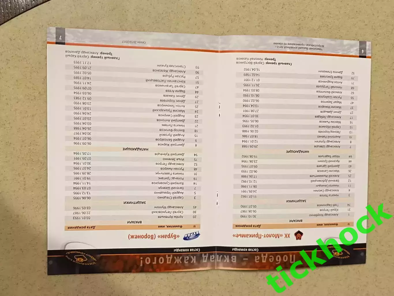 Молот - Прикамье Пермь - Торос Нефтекамск январь 2017 - ВХЛ -SY 1