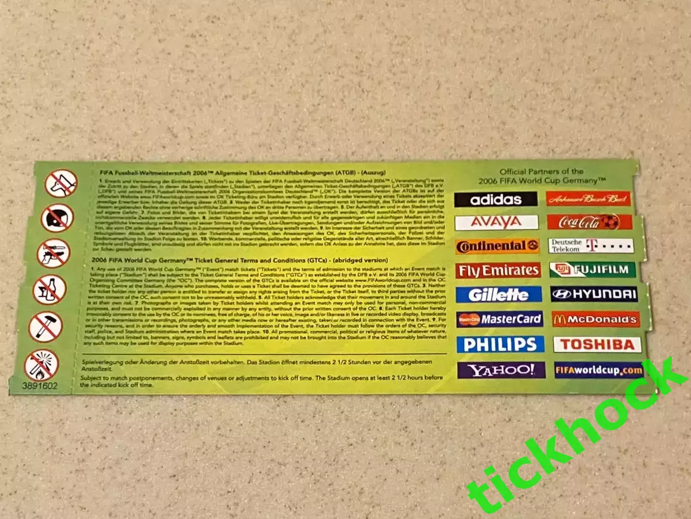 ЧМ - 2006 Парагвай - Тринидад и Тобаго 20.06.2006 Чемпионат Мира SY 2