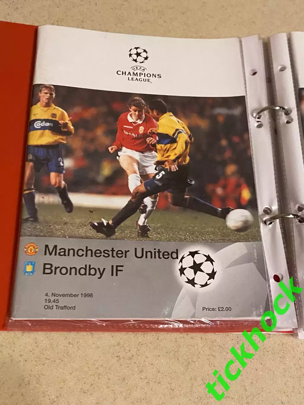 ЛЧ Манчестер Юнайтед _ Брондбю Дания _ Лига чемпионов 04.11.1998 SY