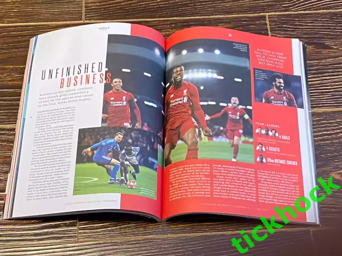 ЛЧ Тоттенхэм Англия - Ливерпуль Англия 2019 Финал 1