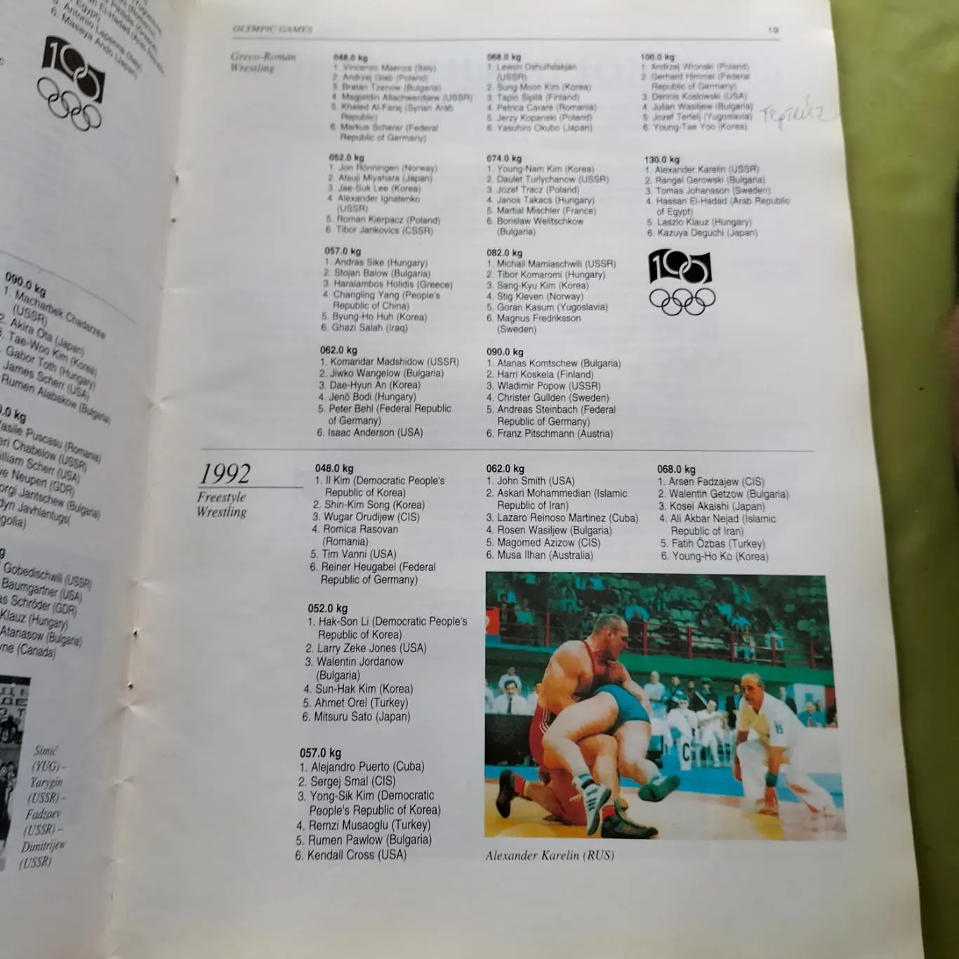 Сent ans de luttes ,glympigue 5