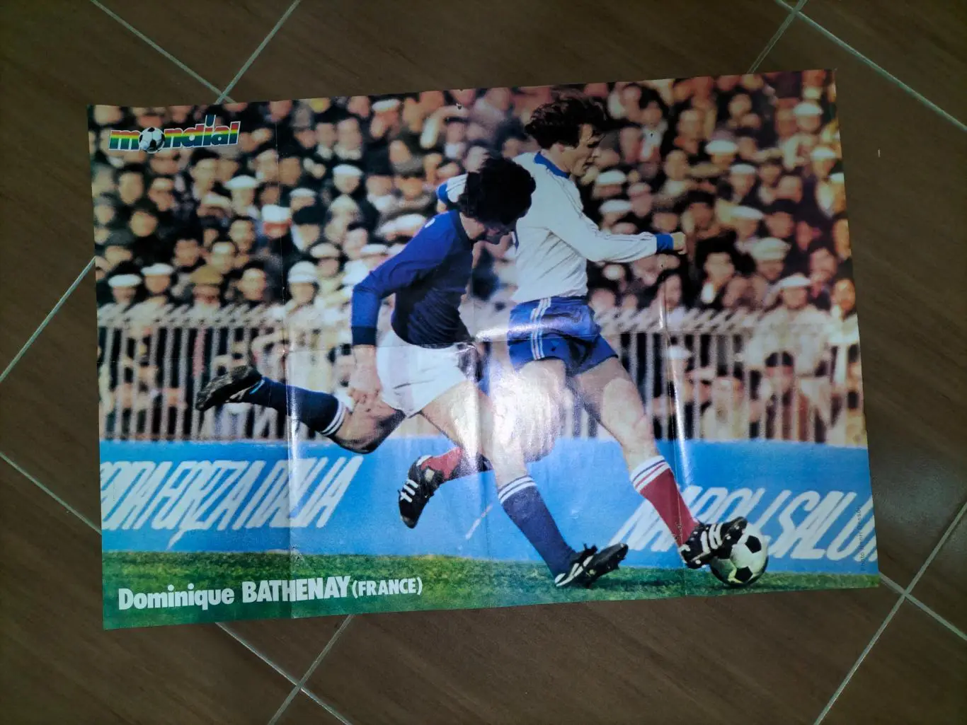 Poster Football Magazine 1976 - France Vs Bulgarie + Bathenay (ASSE)