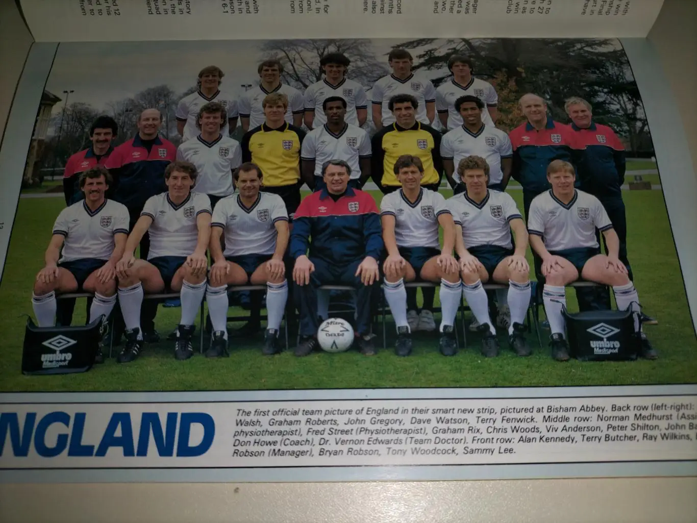 ENGLAND - USSR 1984 2