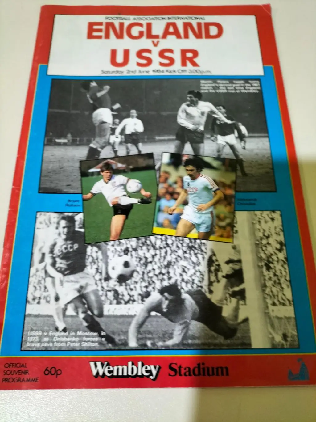 ENGLAND - USSR 1984