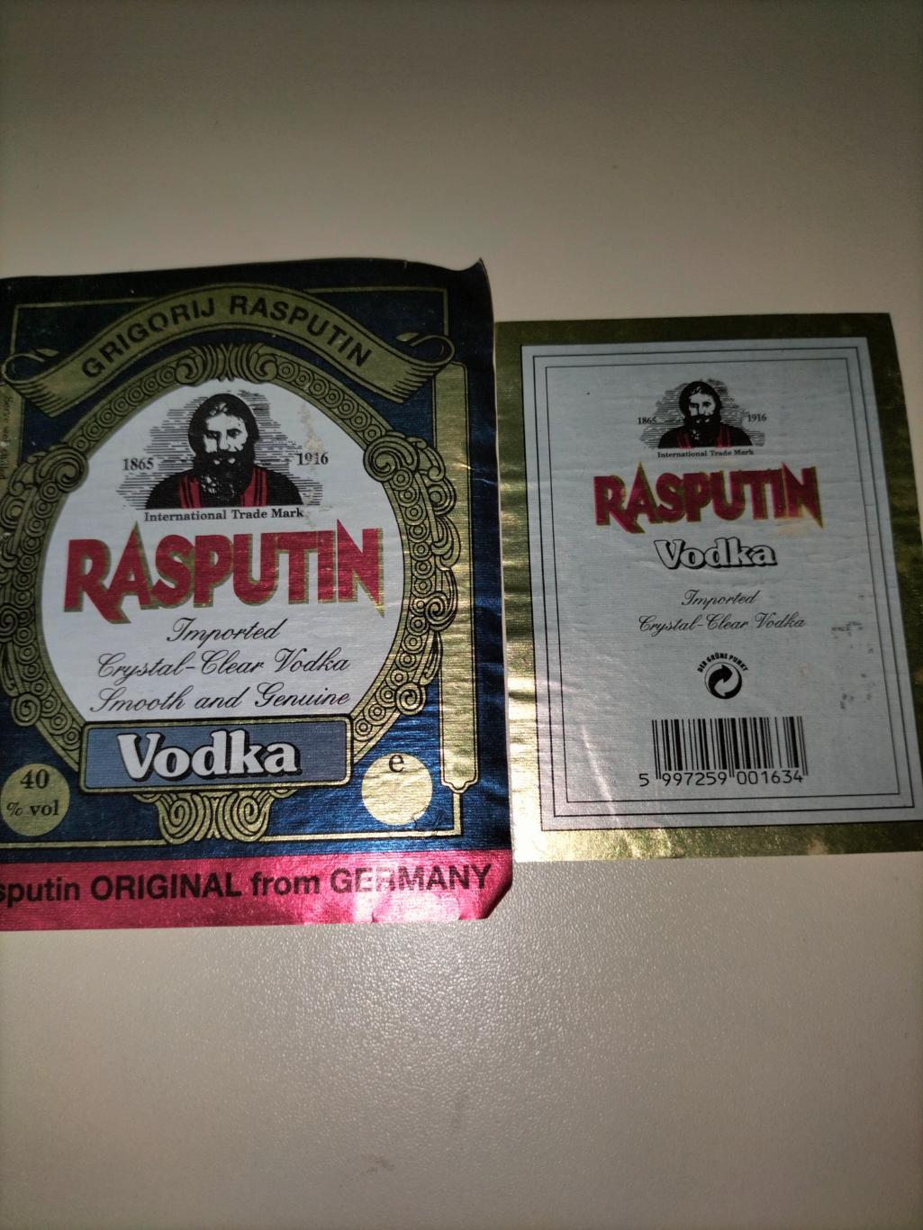 Rasputin Vodka