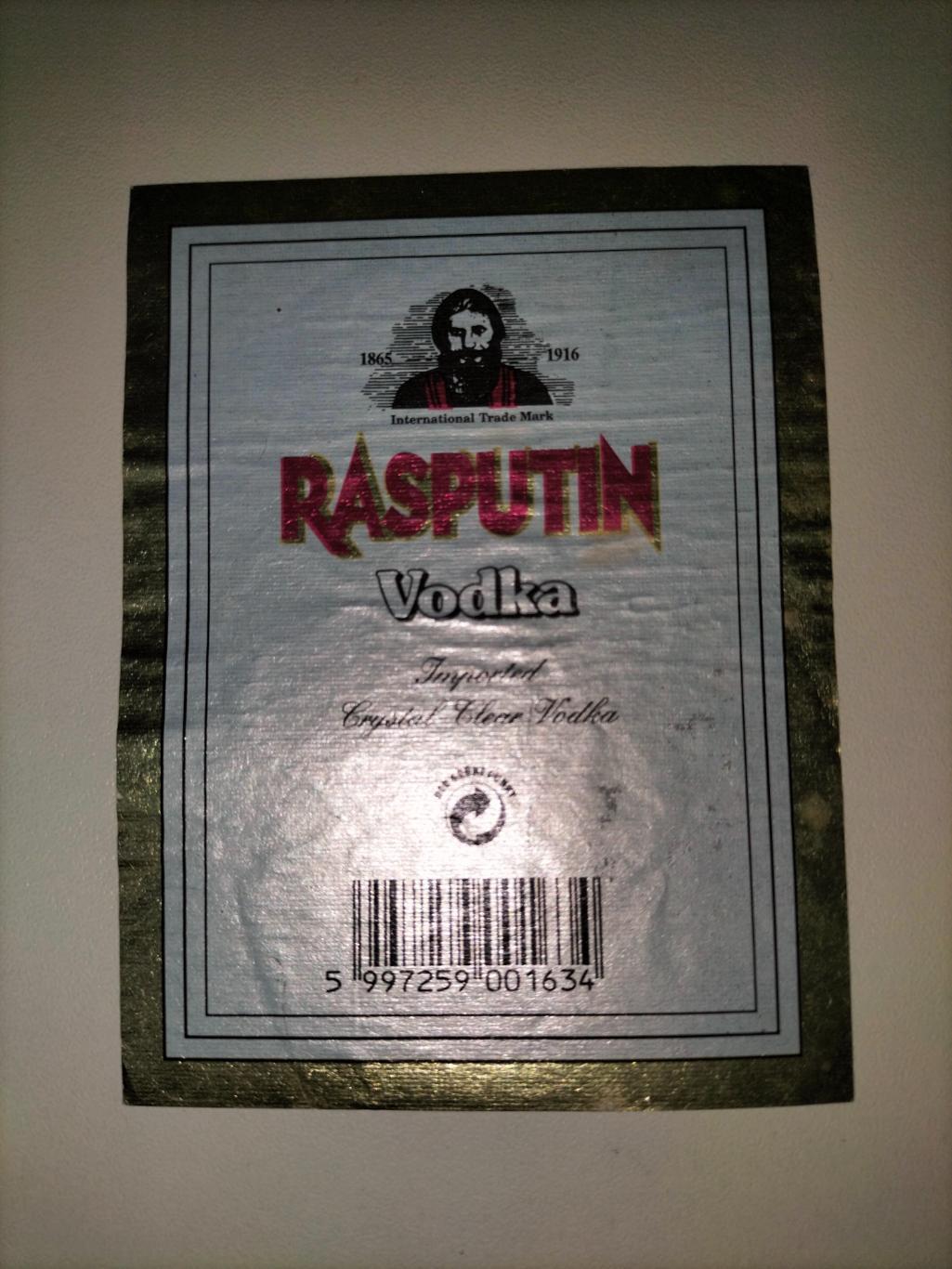 Rasputin Vodka 1