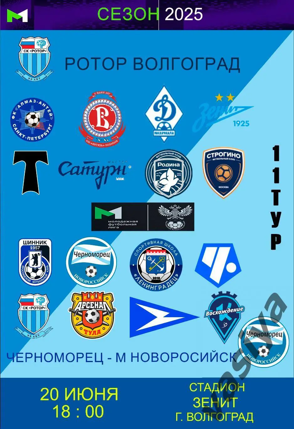 Ротор-м-Черноморец -м 2025