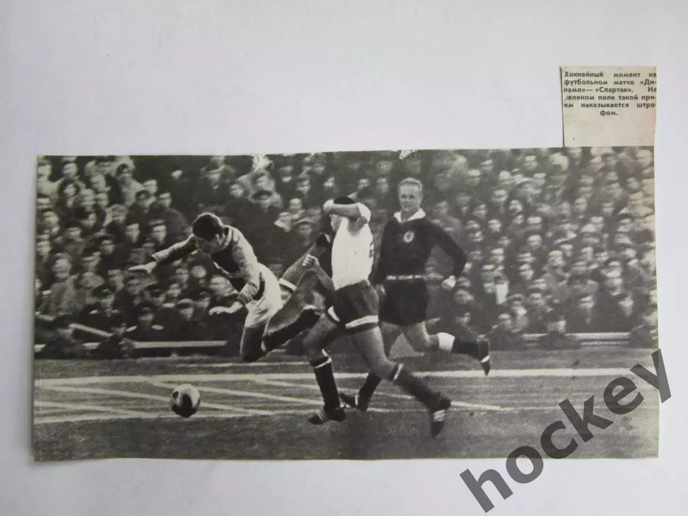 Вырезка. Футбол. Фото 534. Матч Динамо Москва - Спартак Москва