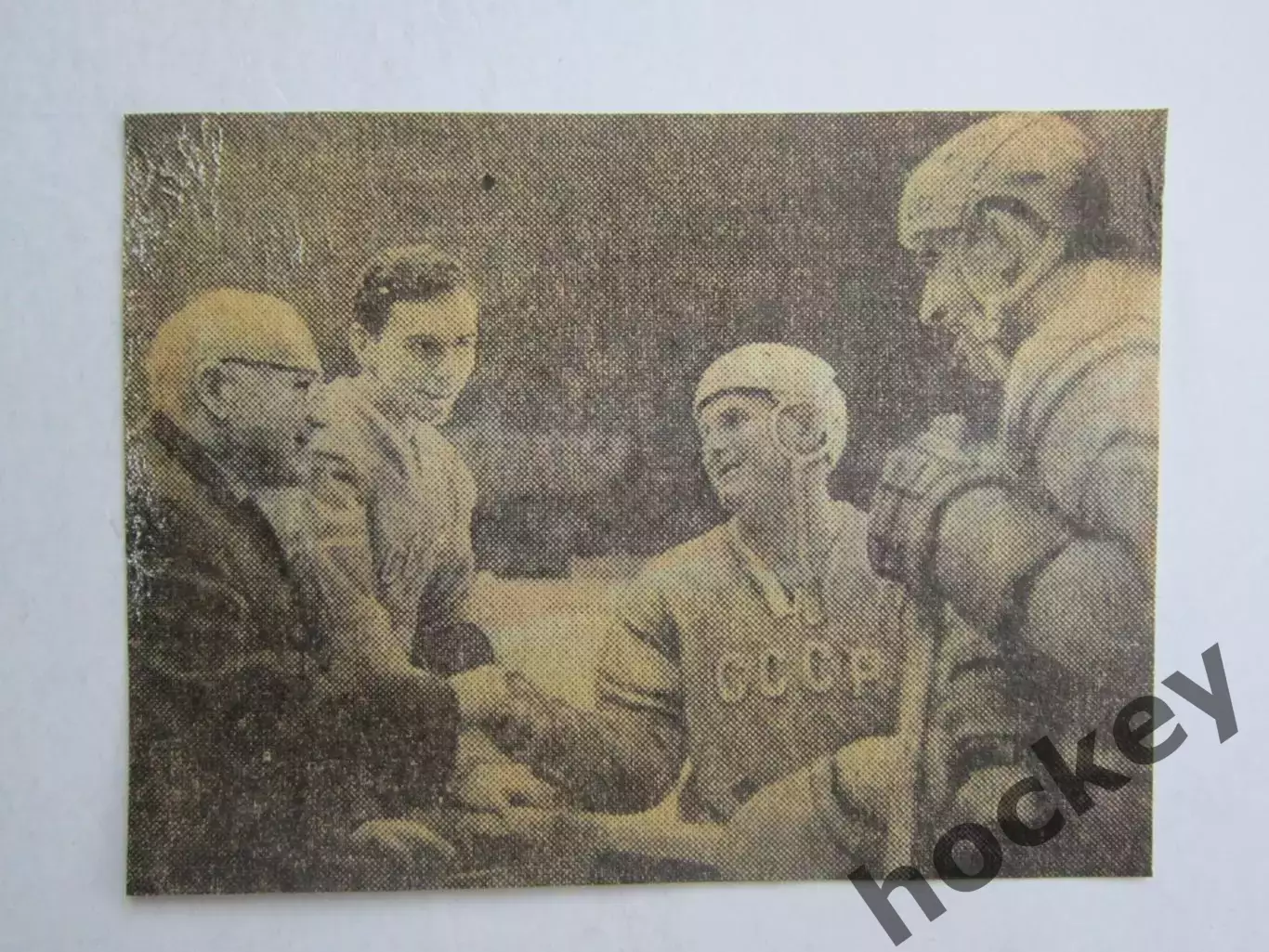 Вырезка. Хоккей. Фото 18. Матч с участием сборной СССР (Чемпионат мира, Вена)
