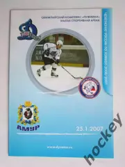 Динамо Москва - Амур Хабаровск 25.01.2007. Постер Алексей Сопин