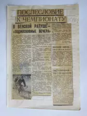 Вырезка. Хоккей. Послесловие к чемпионату (Чемпионат мира, Вена)