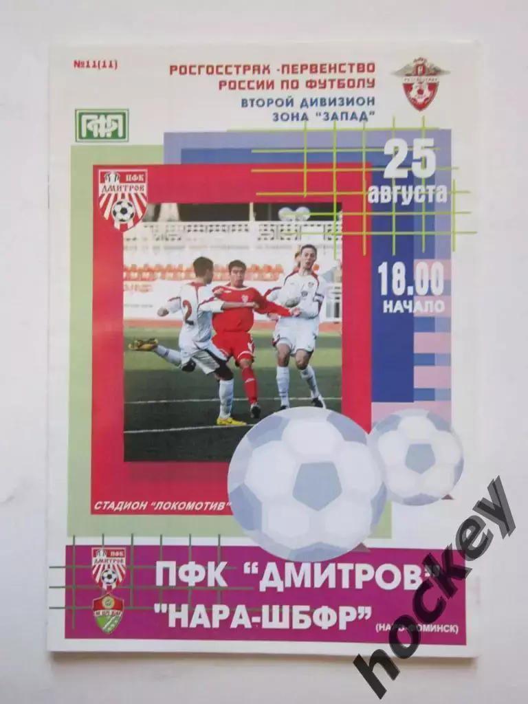 ПФК Дмитров Дмитров - ФК Нара-ШБФР 25.08.2008