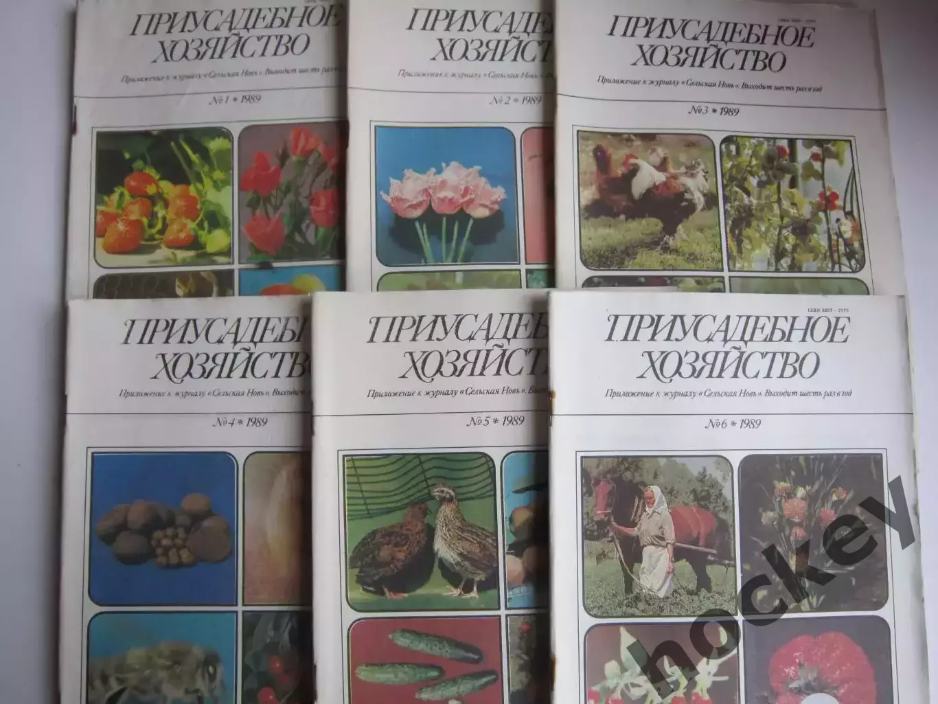 Приусадебное Хозяйство 1989 год (№ 1-6). 6 номеров. Комплект