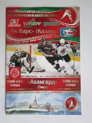 Ак Барс Казань - Авангард Омск 12,14.04.2006. Плей-офф. Финал. Постер
