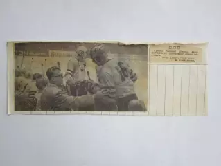 Вырезка. Хоккей. Фото 18. Скамейка сборной Швеции (Чемпионат мира, Вена)