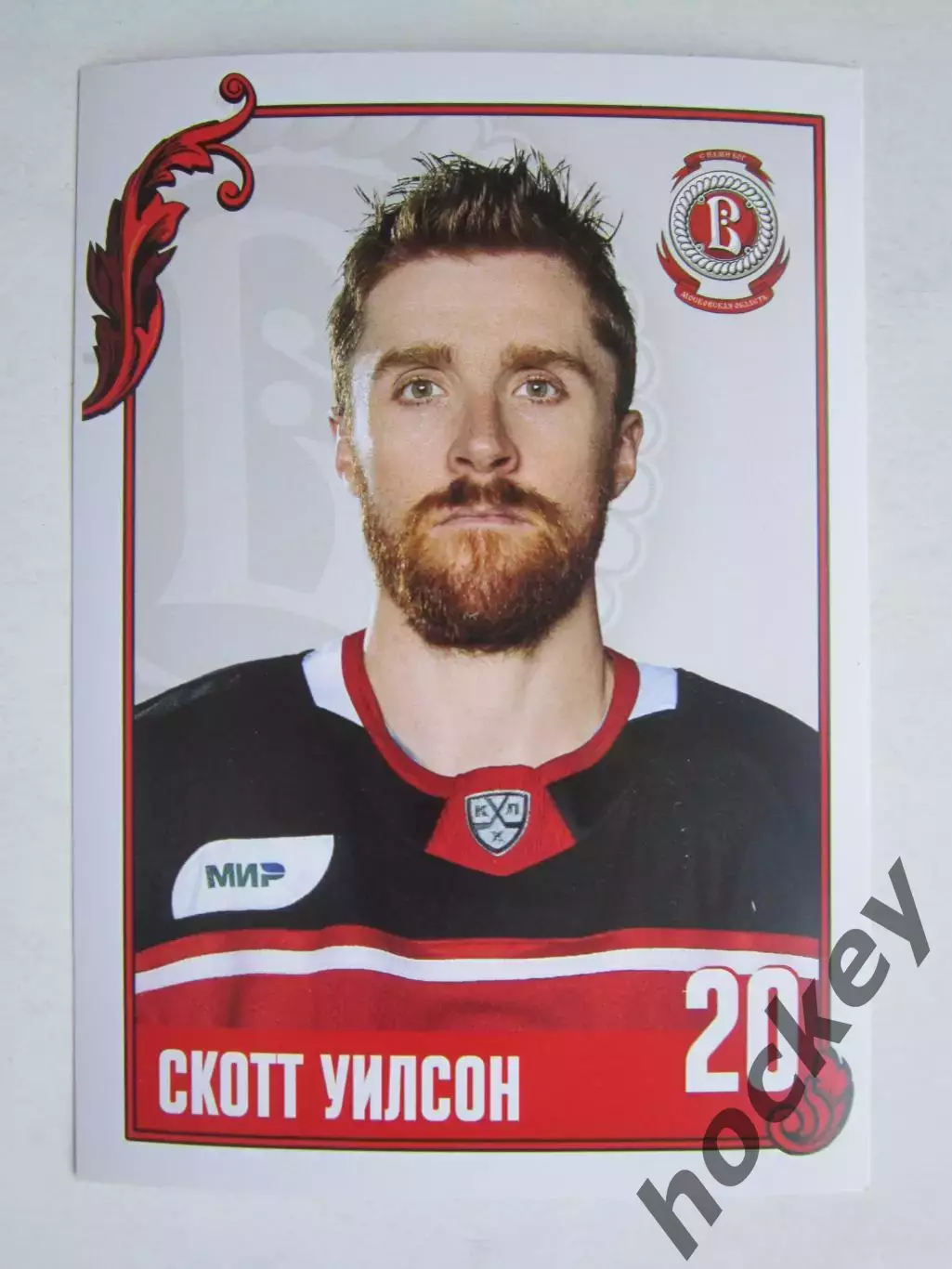 Скотт Уилсон (Витязь). Фотооткрытка. Размер 10 на 15