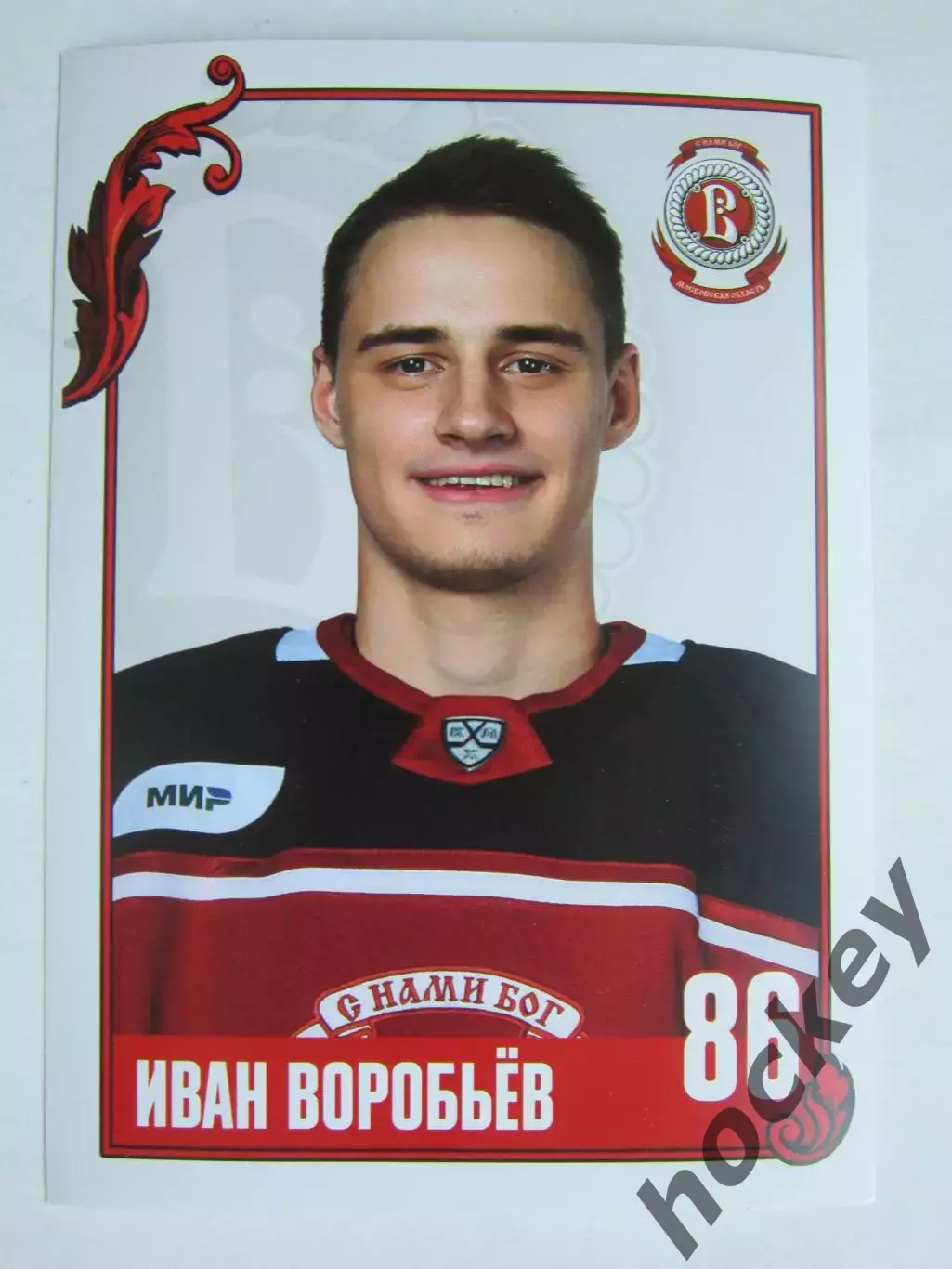 Иван Воробьев (Витязь). Фотооткрытка. Размер 10 на 15