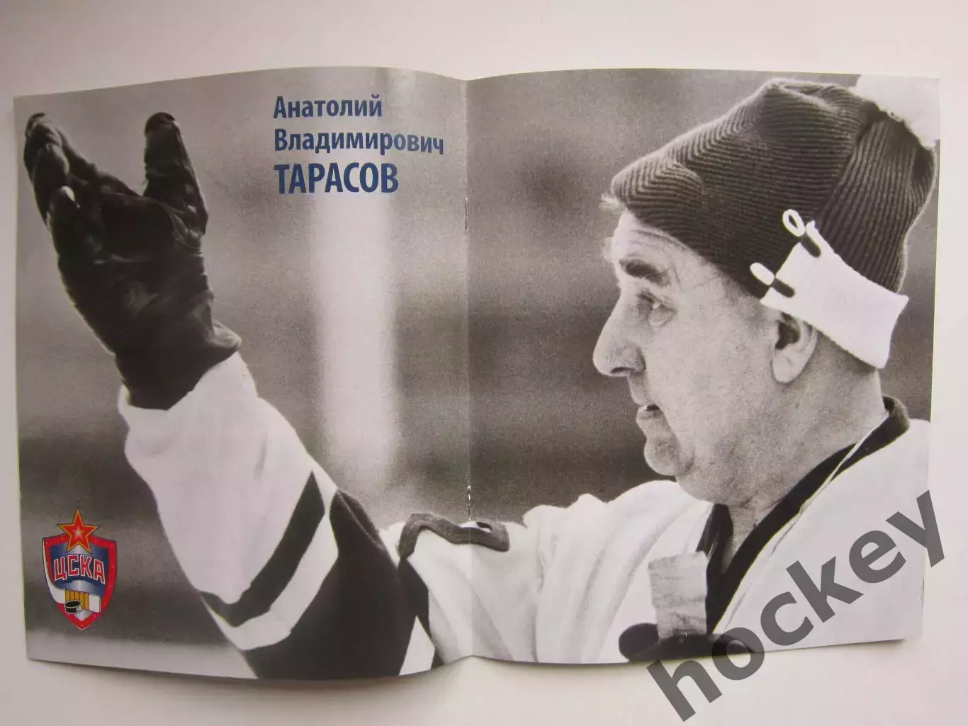 ЦСКА Москва - Металлург Магнитогорск 12.12.2008. Постер Анатолий Владим. Тарасов 1