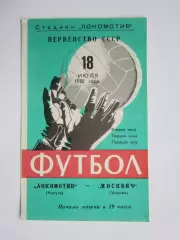 Локомотив Калуга - Москвич Москва 18.07.1981