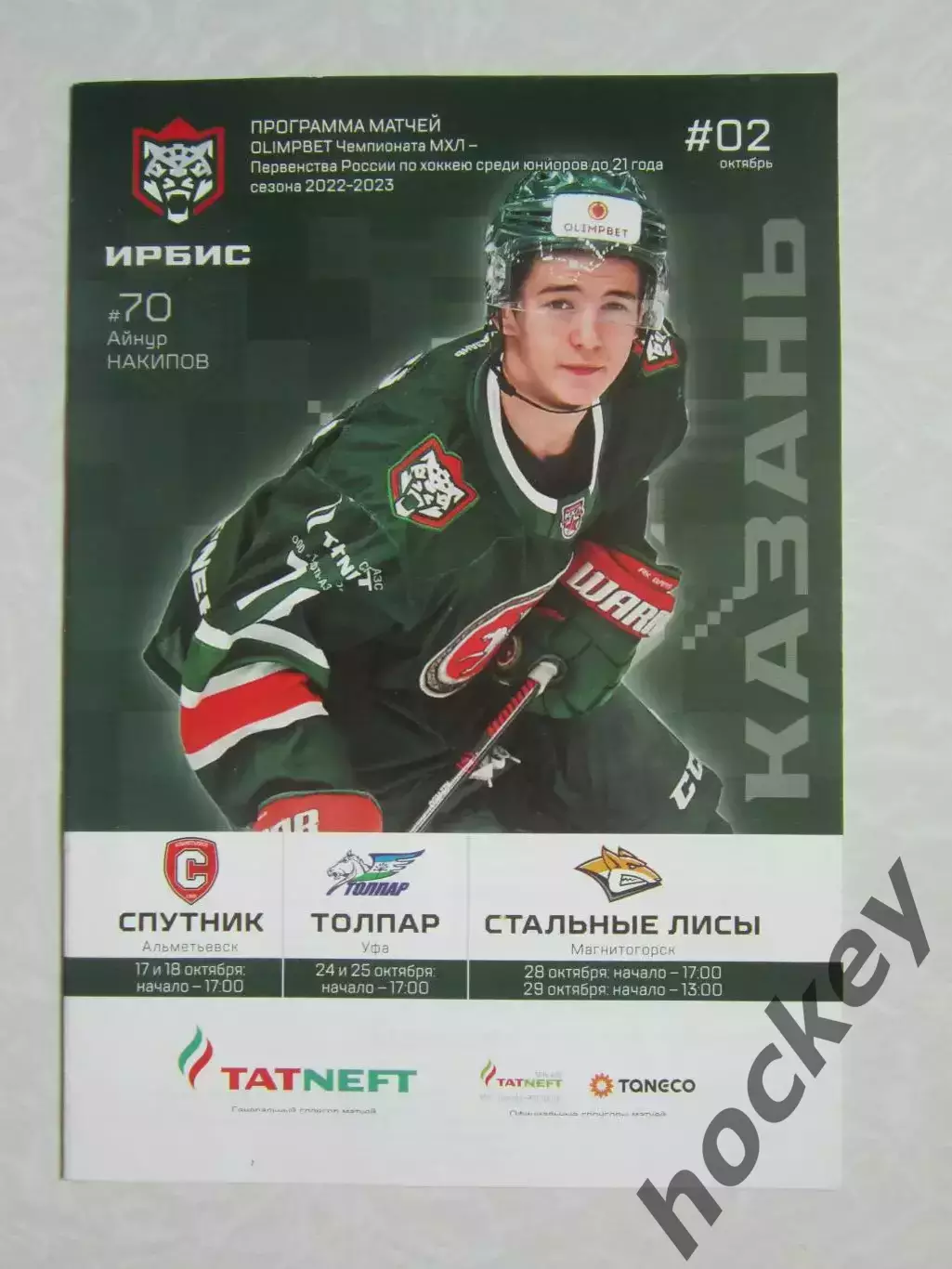Ирбис Казань - Спутник, Толпар, Стальные лисы 17,18,24,25,28,29.10.2022