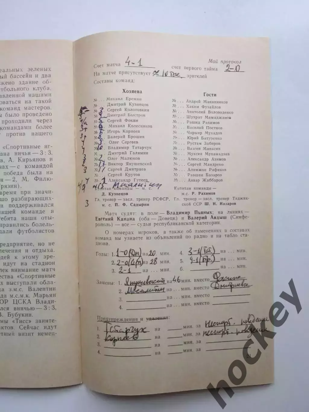 ЦСКА Москва - Памир Душанбе 13.08.1990 2