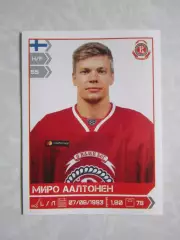 Наклейка PANINI. Серия КХЛ 2019-2020. Миро Аалтонен Витязь. № 130