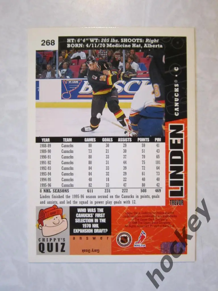 Тревор Линден (Ванкувер) 1