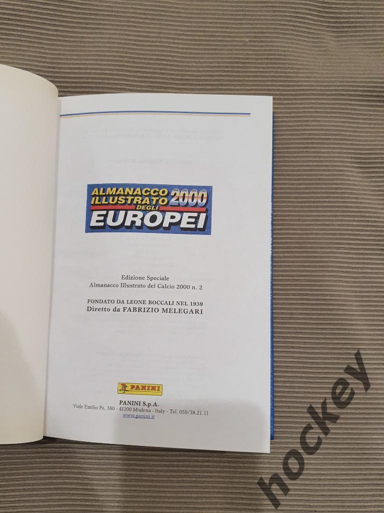 Ежегодник европейского футбола 2000 г. (Almanacco Illustrato degli Europei 2000) 1