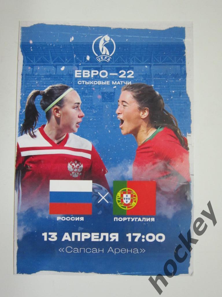 Россия - Португалия. Стыковой матч Евро-2022 13.04.2021