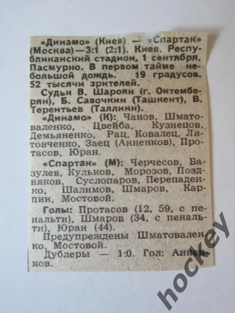 Статистика. Динамо К - Спартак 3:1. 1.09