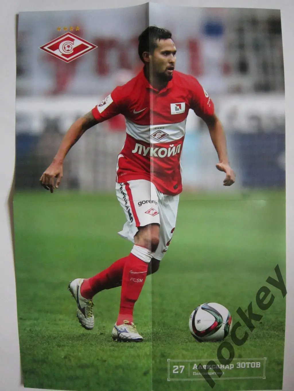 Спартак Москва - Крылья Советов Самара 4.12.2015. Постер Александр Зотов 1