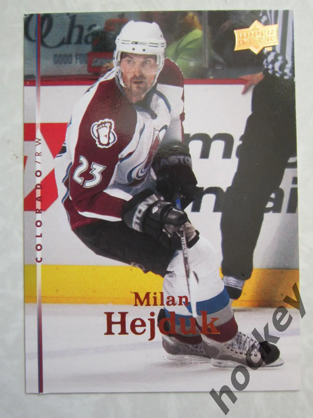 НХЛ. Милан Гейдук (Колорадо). Серия Upper Deck, выпуск 2007-08 (№ 306)