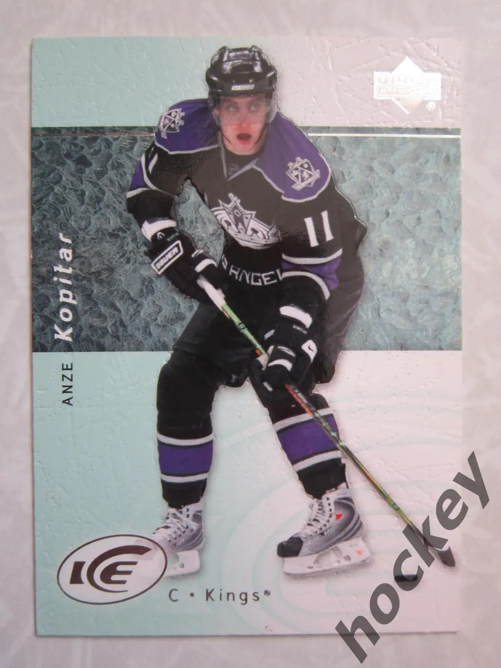 НХЛ. Анже Копитар (Лос-Анджелес). Серия Upper Deck, выпуск 2007-08 (№ 94)